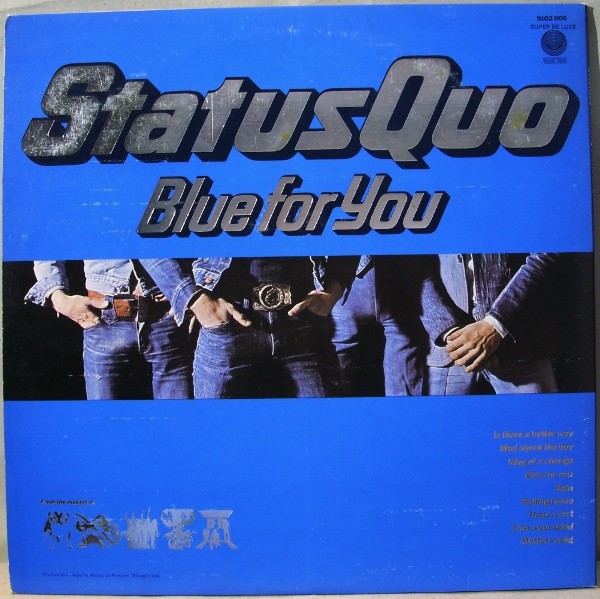 Status Quo Blue For You Full Album