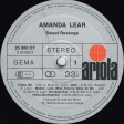 Amanda Lear – Sweet Revenge - Виниловые пластинки, Интернет-Магазин "Ультра", Екатеринбург  