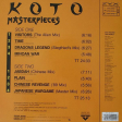 Koto - Masterpieces - Виниловые пластинки, Интернет-Магазин "Ультра", Екатеринбург  