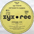 Anthony's Games – Sunshine Love - Виниловые пластинки, Интернет-Магазин "Ультра", Екатеринбург  