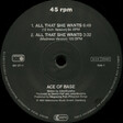 Ace Of Base – All That She Wants - Виниловые пластинки, Интернет-Магазин "Ультра", Екатеринбург  