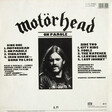 Motorhead – On Parole - Виниловые пластинки, Интернет-Магазин "Ультра", Екатеринбург  