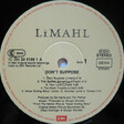 Limahl - Don't Suppose - Виниловые пластинки, Интернет-Магазин "Ультра", Екатеринбург  