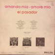 El Pasador – Amanda Mia Amore Mio - Виниловые пластинки, Интернет-Магазин "Ультра", Екатеринбург  