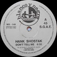 Hank Shostak – Don't Tell me - Виниловые пластинки, Интернет-Магазин "Ультра", Екатеринбург  