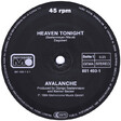 Avalanche – Heaven Tonight - Виниловые пластинки, Интернет-Магазин "Ультра", Екатеринбург  