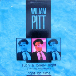 William Pitt – Such A Lonely Night (I'm Crazy To Leave You) / Right On Time - Виниловые пластинки, Интернет-Магазин "Ультра", Екатеринбург  