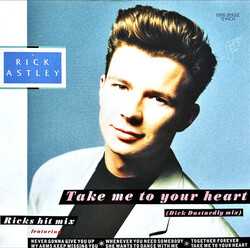 Rick Astley – Take Me To Your Heart (The Dick Dastardly Mix) - Виниловые пластинки, Интернет-Магазин "Ультра", Екатеринбург  